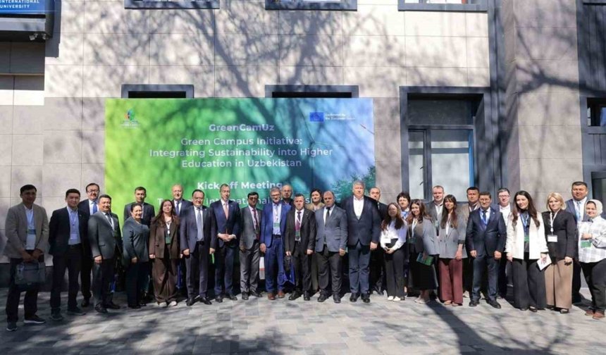 KBÜ'nün ortağı olduğu GreenCamUz projesi Özbekistan'da başladı