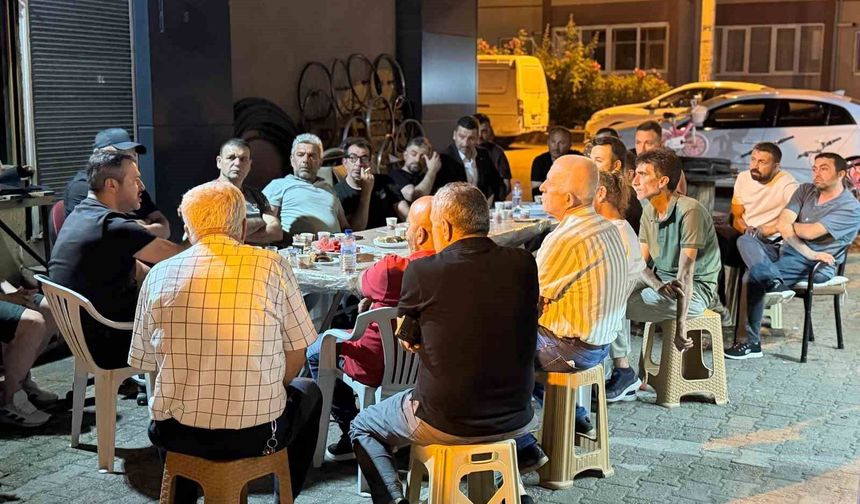 5000 Evler'de çaylar içildi, mahalle ve Karabük konuşuldu