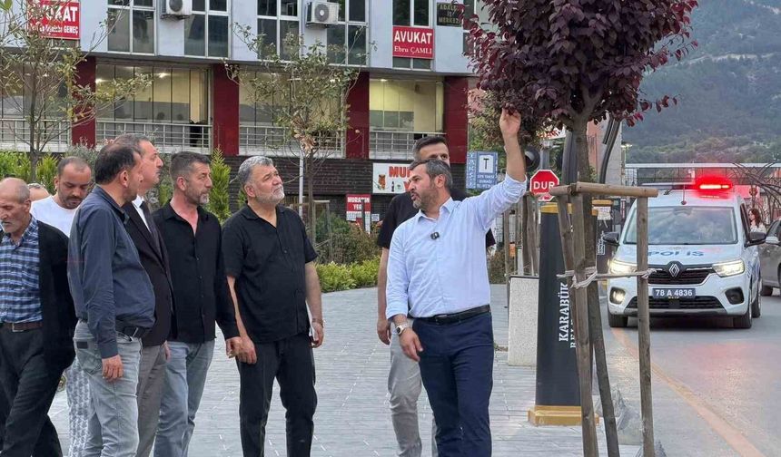 Başkan Çetinkaya tamamlanan çalışmaları inceledi