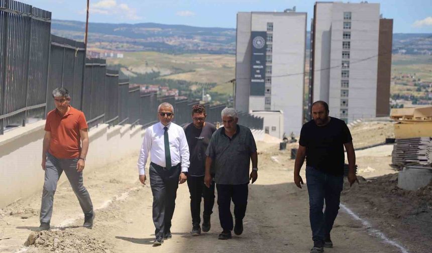 Karabük'te 419 kişilik öğrenci yurdunda çalışmalarda sona yaklaşıldı