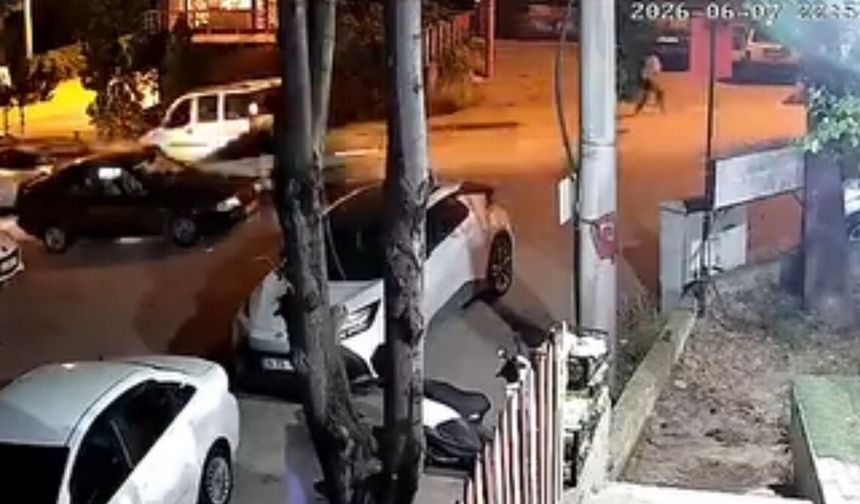 Yaralamalı zincirleme kazanın görüntüleri ortaya çıktı