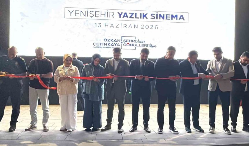 Yenişehir Yazlık Sineması 13 yıl sonra törenle açıldı