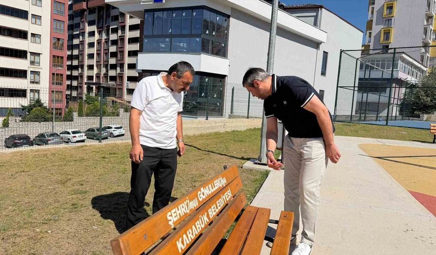Başkan Çetinkaya parka zarar verenlere: 'Bunlar Karabük düşmanı'