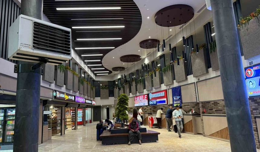 Karabük Şehirlerarası Otobüs Terminali yenilenen yüzüyle hizmete başladı