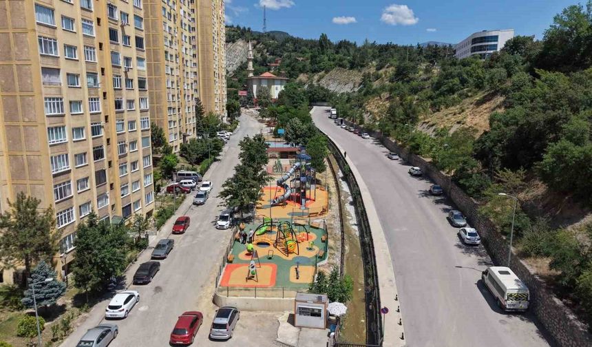 Karabük'te Cevizkent TOKİ Tema Parkı'nda sona gelindi
