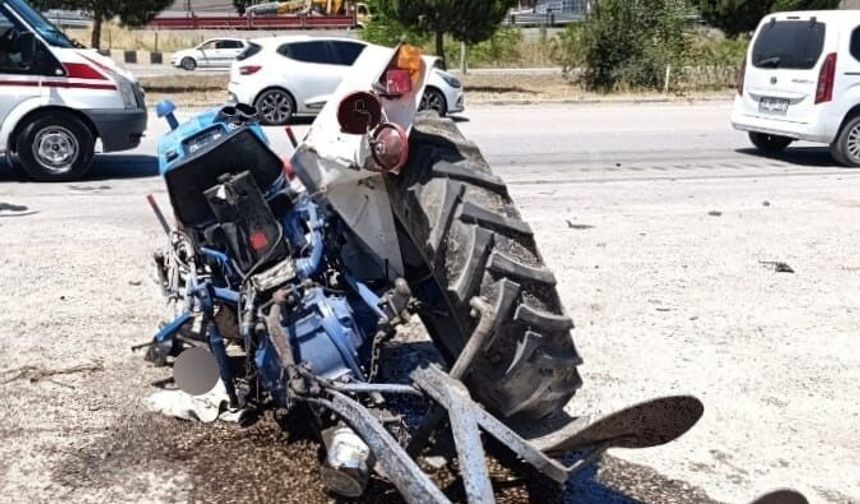 Karabük'te tır ile traktör çarpıştı: 1 ağır yaralı