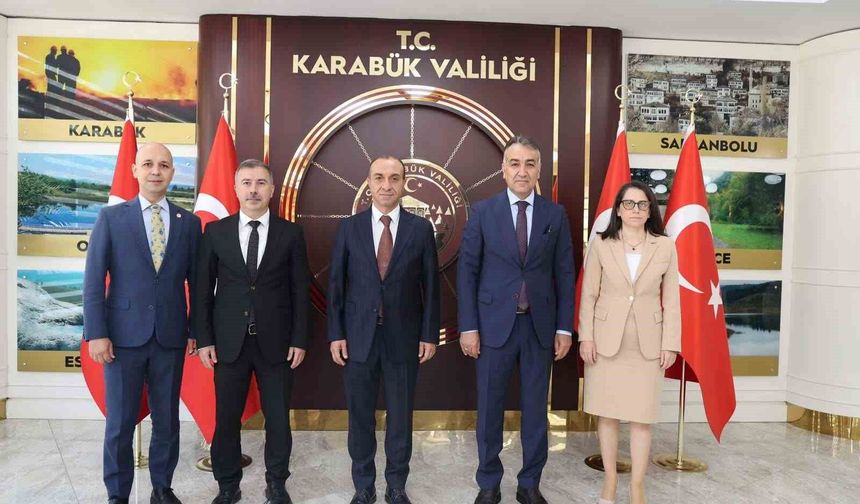 HSK üyesi Sait Özdemir, Vali Çağatay ile görüştü