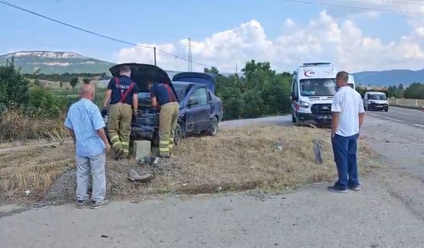 Karabük'te trafik kazaları: 4 yaralı