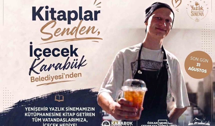Kitap getirene içecek ikram edilecek