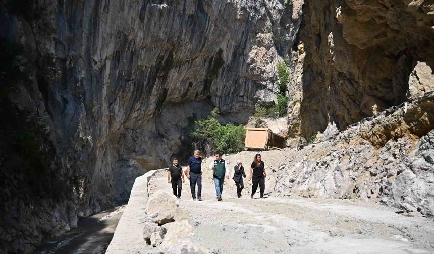 Şeker Kanyonu'nda çalışmalar devam ediyor
