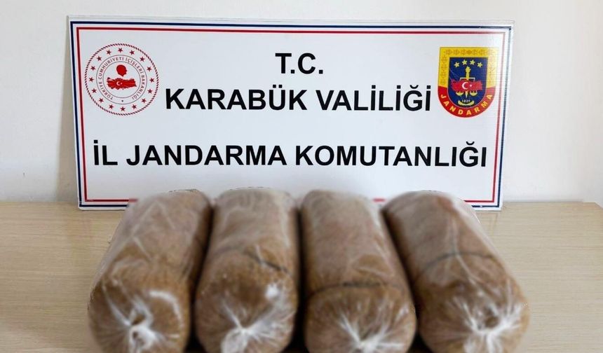 Karabük'te uyuşturucu ve kaçak tütün operasyonu