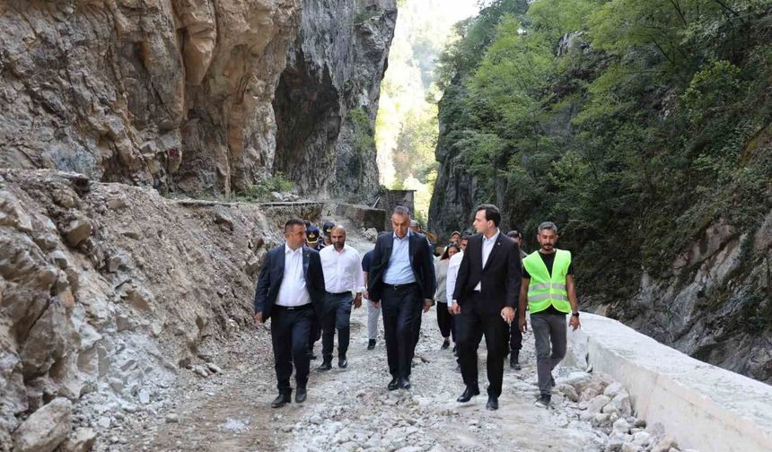 Vali Çağatay, Yenice ilçesinde incelemelerde bulundu