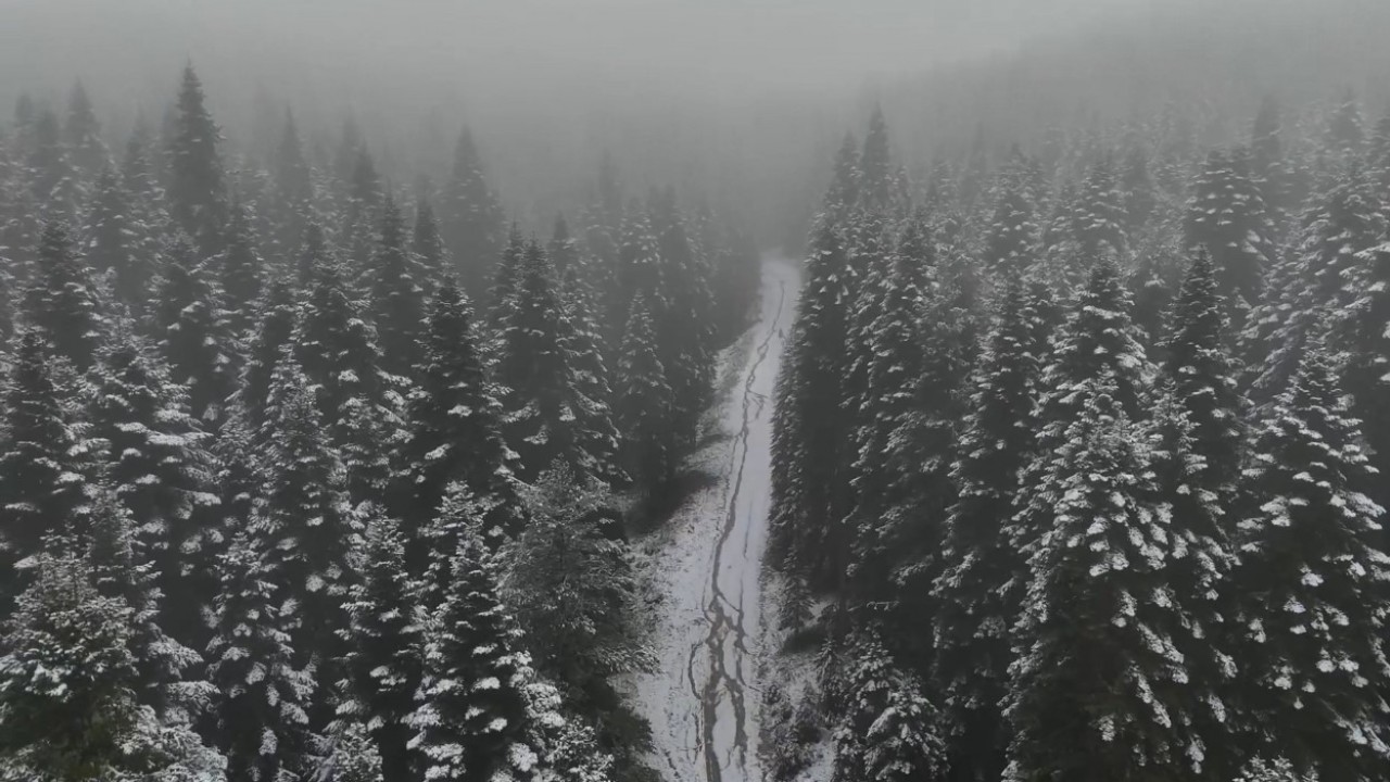Karabük’ün yüksek kesimleri beyaza büründü