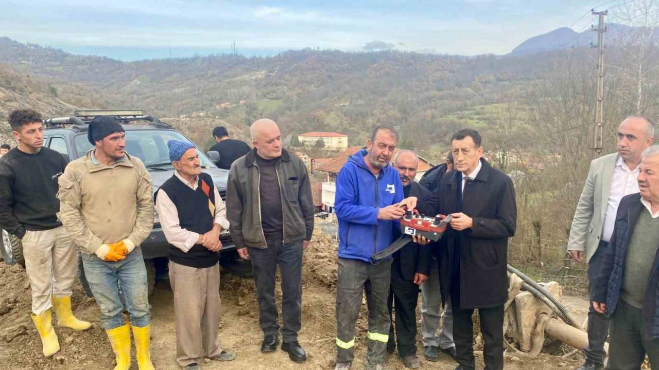 Yortan’da TOKİ konutlarının temeli atıldı