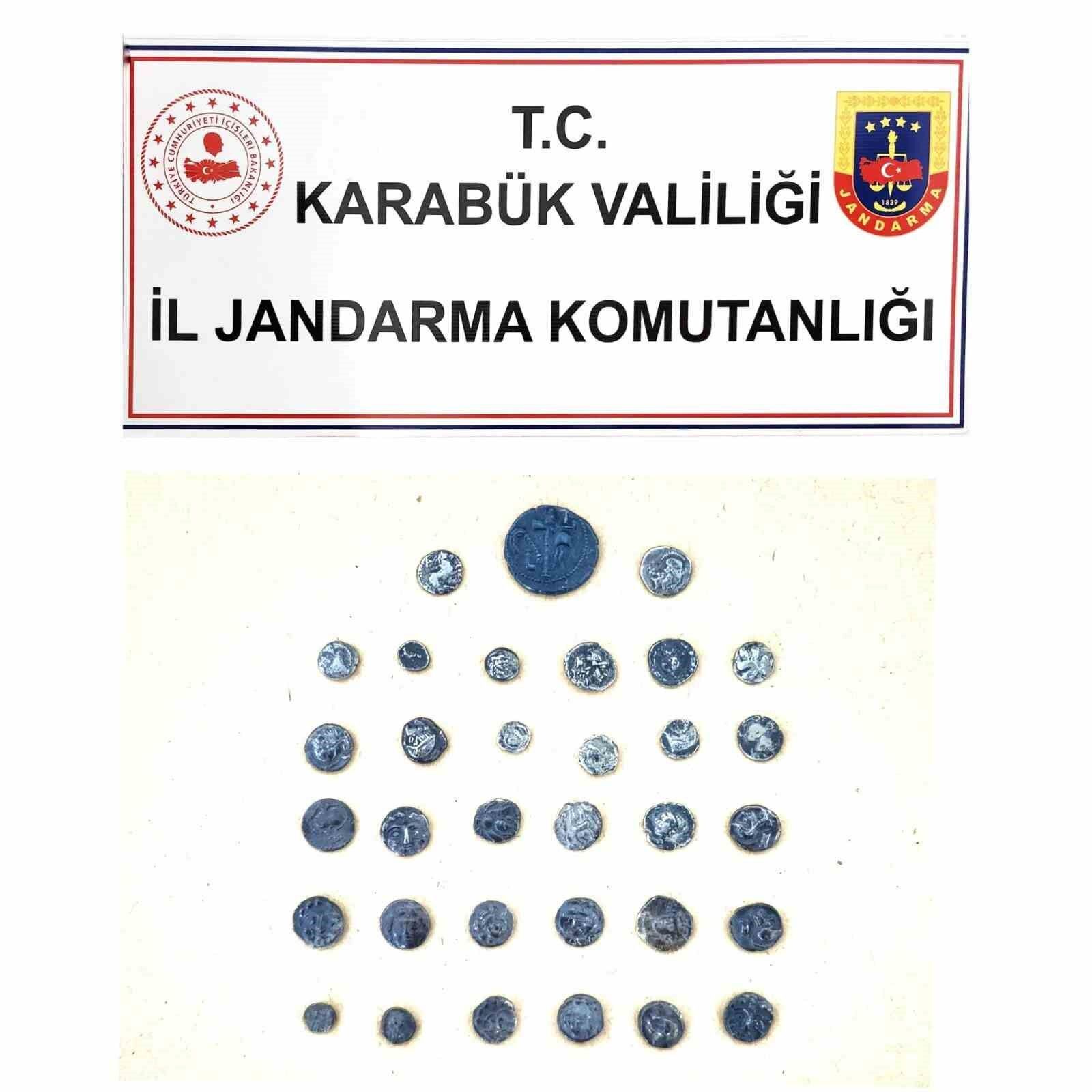 Karabük'te Antik Yunan sikkeleri ele geçirildi