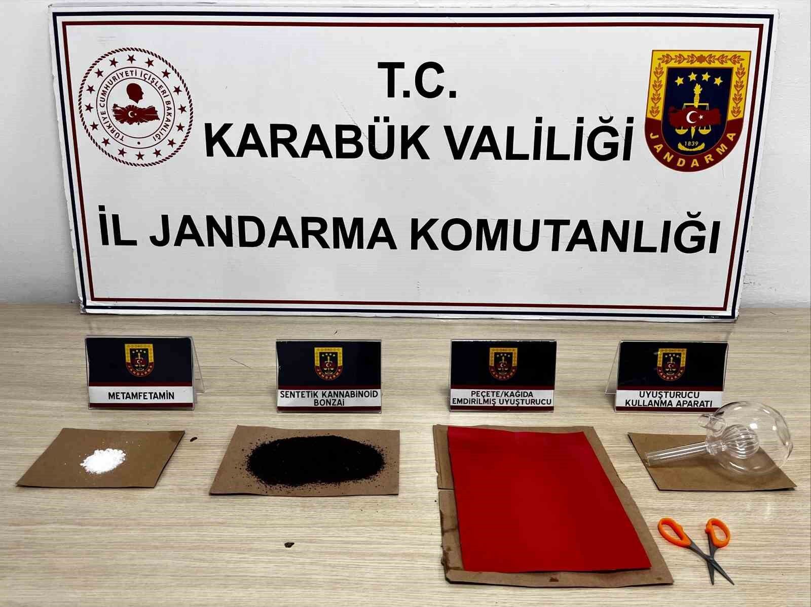 Karabük'te uyuşturucu operasyonu