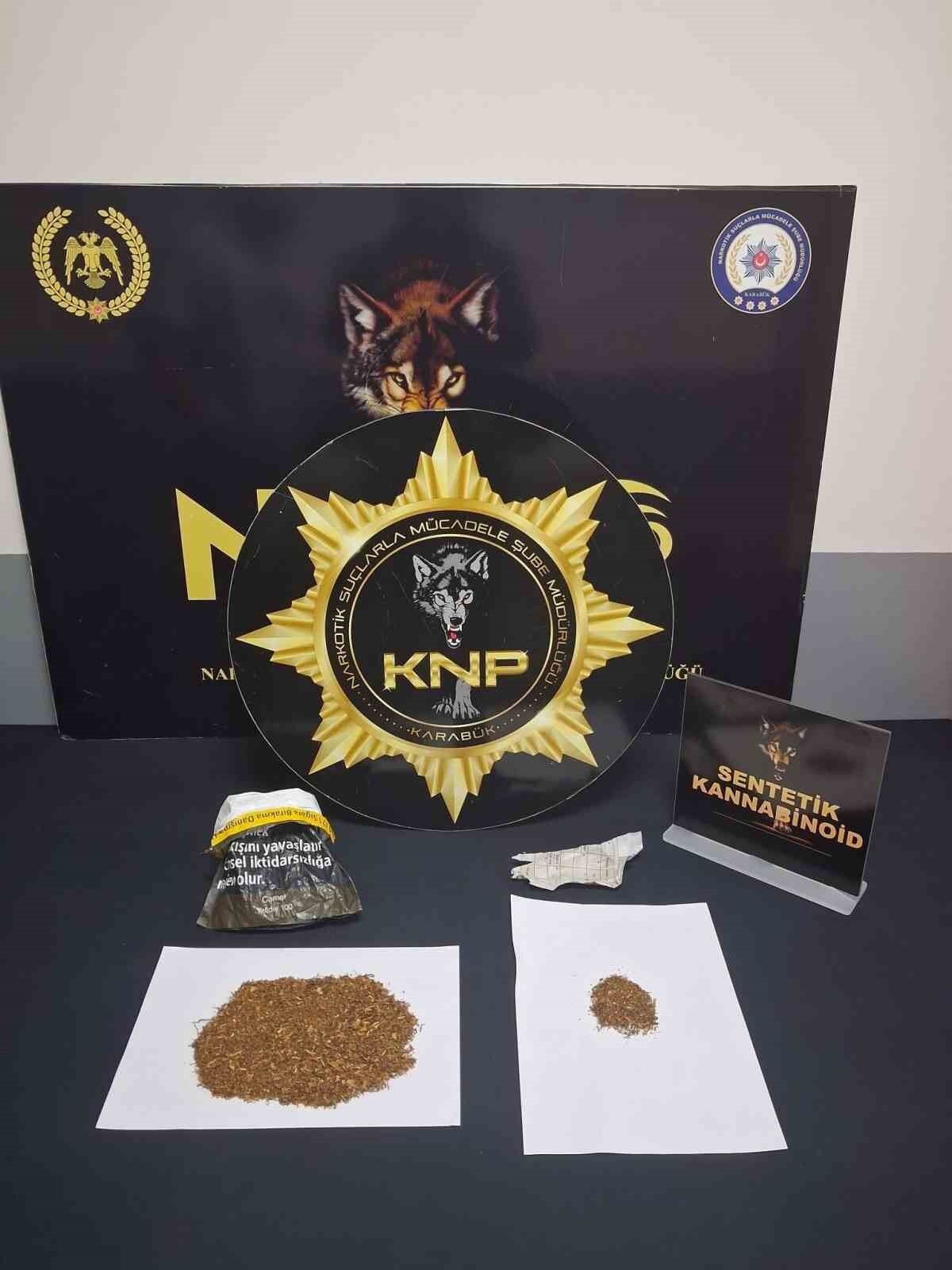 Karabük'te narkotik operasyonları: 1 tutuklama